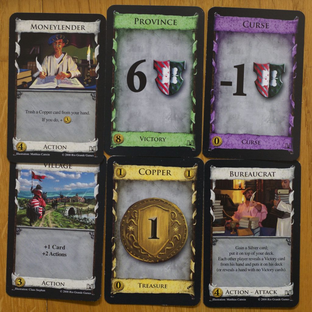 Dominion cards @ Spelglädje
