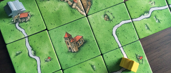 Carcassonne board @ Spelglädje