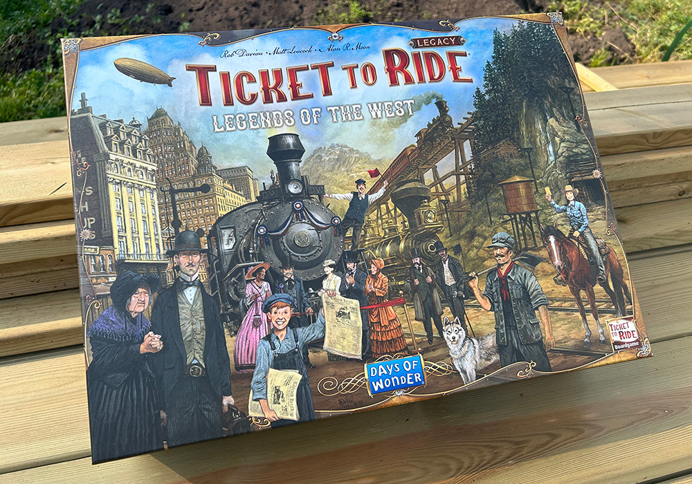 Ticket to ride legacy: legends of the west box @ Spelglädje